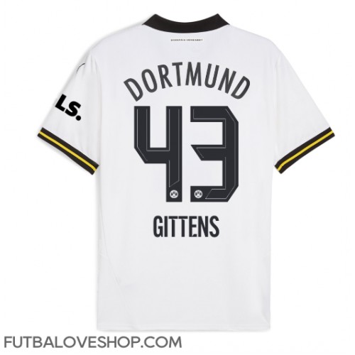 Dres Borussia Dortmund Jamie Bynoe-Gittens #43 Tretina 2024-25 Krátky Rukáv